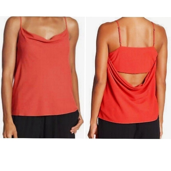 Revolve 1.State Drape Back Cowl Neck Tank Top - Picture 1 of 5